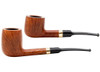 Savinelli Giubileo D' Oro Straight Grain Limited Edition 5/12 and 6/12 Set Estate Pipes