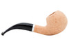  Molina Barasso 102 Sandblast Natural Tobacco Pipe - Bent Apple Right