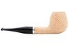 Molina Barasso 109 Sandblast Natural Tobacco Pipe - Apple Right