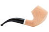 Molina Barasso 101 Smooth Natural Tobacco Pipe - Bent Volcano Right