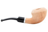 Molina Barasso 105 Smooth Natural Tobacco Pipe - Bent Rhodesian Right