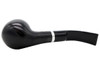 Molina Barasso 111 Smooth Grey Tobacco Pipe - Bent Apple Bottom