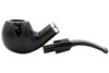 Molina Barasso 111 Smooth Grey Tobacco Pipe - Bent Apple Apart