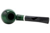 Molina Barasso 102 Smooth Green Tobacco Pipe - Bent Apple Top