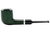 Molina Barasso 104 Smooth Green Tobacco Pipe - Billiard Left