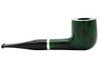 Molina Barasso 110 Smooth Green Tobacco Pipe - Billiard Right