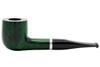 Molina Barasso 110 Smooth Green Tobacco Pipe - Billiard Left
