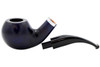 Molina Barasso 102 Smooth Blue Tobacco Pipe - Bent Apple Apart