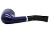 Molina Barasso 103 Smooth Blue Tobacco Pipe - Bent Dublin Bottom