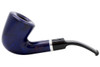 Molina Barasso 103 Smooth Blue Tobacco Pipe - Bent Dublin Left