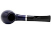 Molina Barasso 106 Smooth Blue Tobacco Pipe - Bent Brandy Top