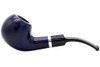 Molina Barasso 111 Smooth Blue Tobacco Pipe - Bent Apple Left