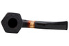 Molina Zebrano 104 Sandblast Black Tobacco Pipe - Panel Top