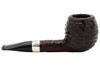 Peterson Junior Rusticated Nickel Mounted Short Apple Fishtail Tobacco Pipe Right Side