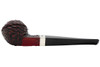 Peterson Junior Rusticated Nickel Mounted Bulldog Fishtail Tobacco Pipe Bottom