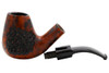 Prince of Wales by GBD Sandblast Bent Brandy Estate Pipe  Apart