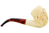 SMS Block Meerschaum A Selver Leaf Estate Pipe Right