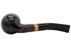 Molina Zebrano Black 101 Smooth Bent Apple Tobacco Pipe Bottom