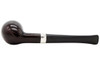 Peterson Junior Heritage Silver Mounted Pear Fishtail Tobacco Pipe Bottom