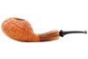 J. Mouton Sandblasted Tomato with Ox Horn Tobacco Pipe 102-0286 Left