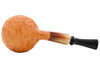 J. Mouton Sandblasted Tomato with Ox Horn Tobacco Pipe 102-0286 Bottom