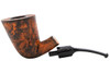 Proxima by Vitale Contrast Sandblasted Bent Dublin Tobacco Pipe Apart