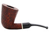 Proxima by Vitale Brown Sandblasted Bent Dublin Tobacco Pipe Left