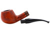 Molina Tramonto Dark Brown Sandblast 105 Bent Apple Tobacco Pipe Apart 