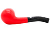 Chacom Laquee Red R04 Bent Apple Tobacco Pipe Bottom