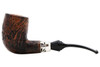 Mastro Geppetto 2024 Sabbiato Bent Billiard Tobacco Pipe 102-0892 Left