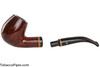 Lorenzetti Caesar 24 Tobacco Pipe - Bent Billiard Smooth Apart