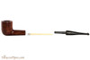 Brigham Mountaineer 303 Tobacco Pipe - Billiard Smooth Apart