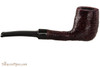 Brebbia Lido Black 100 Tobacco Pipe - Billiard Rustic Right Side