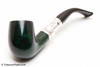 Peterson Spigot Green Spray 69 Smooth Tobacco Pipe Fishtail Left Side