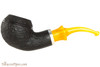 Rattray's Beltane's Fire Tobacco Pipe - Black Yellow Stem