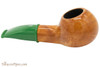 Savinelli Mini 321 Green Smooth Tobacco Pipe - Author Right Side
