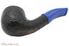 Savinelli Mini 601 Blue Rustic Tobacco Pipe - Bent Billiard Bottom