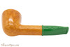 Savinelli Mini 409 Green Smooth Tobacco Pipe - Dublin Bottom