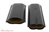 Brigham 2F Toro Cigar Case - Black Open