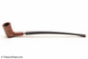 Peterson Churchwarden Dublin Smooth Tobacco Pipe Fishtail Left Side