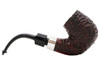 Peterson House Rustic Bent Billiard Tobacco Pipe PLIP Right