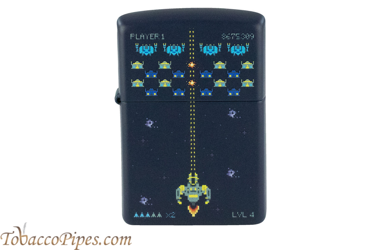 Zippo Gaming Design Navy Matte Lighter -