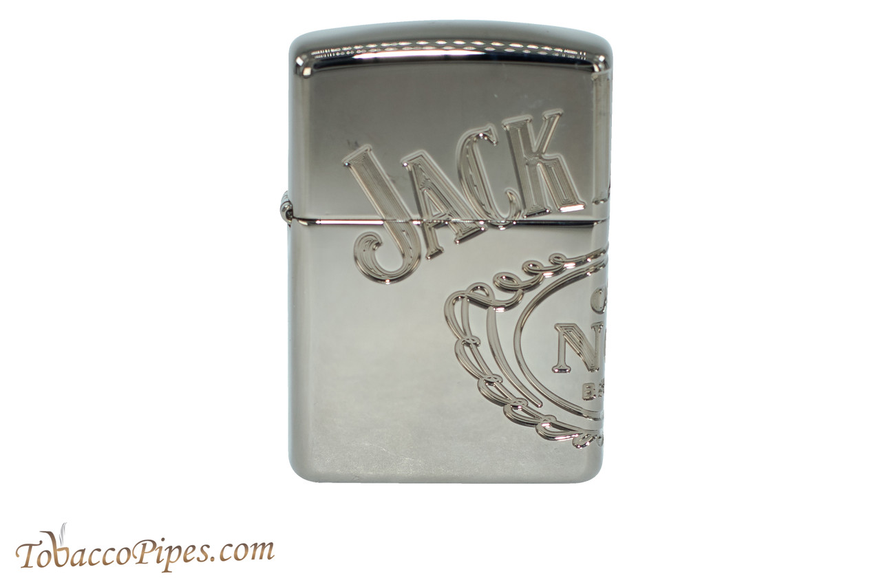 Zippo Jack Daniels Armor Multicut Logo Lighter
