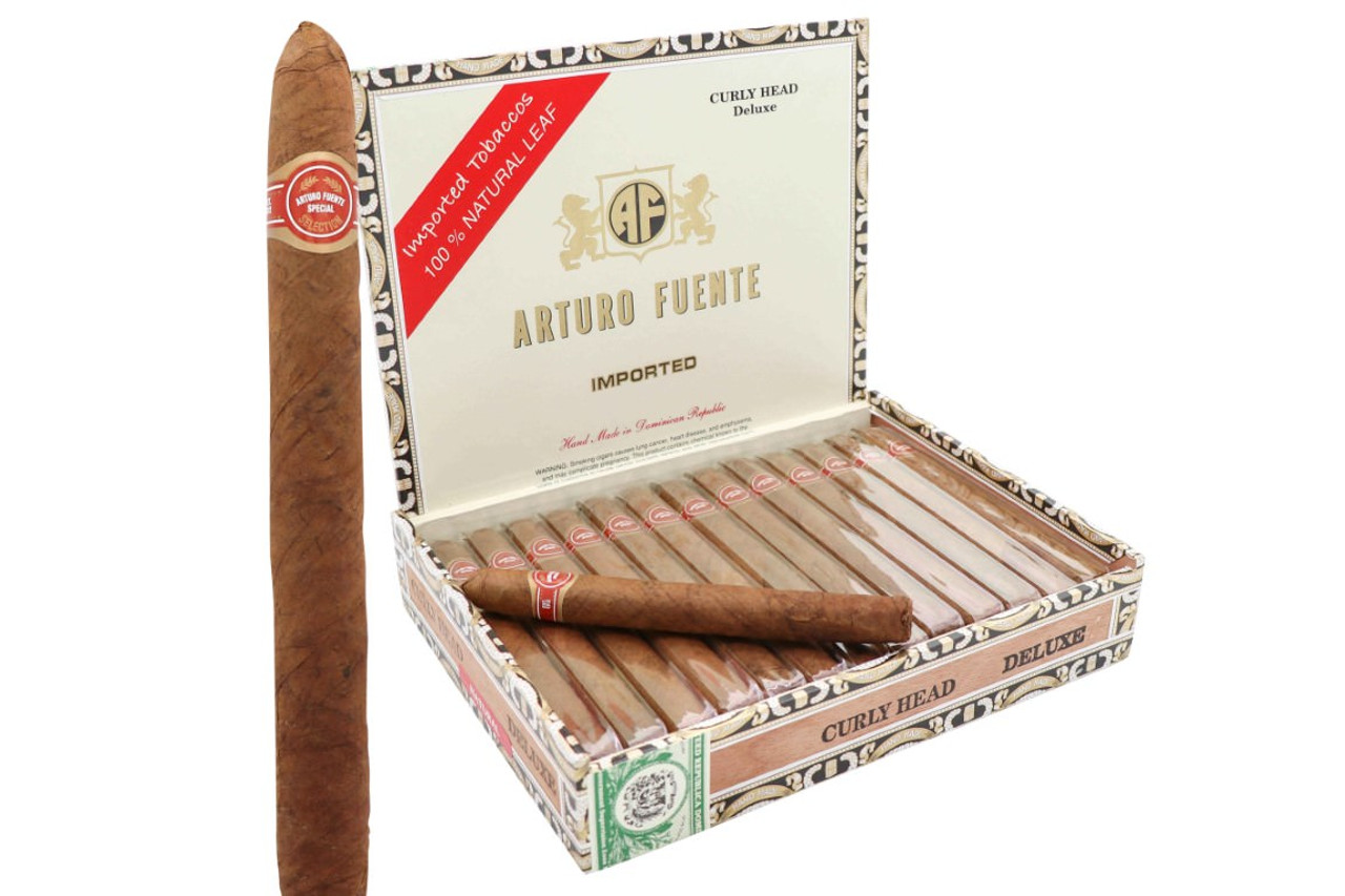 Deluxe Curly Head Arturo Fuente Cigar Panatela