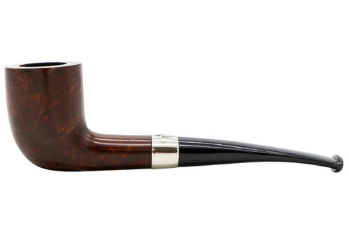 Peterson Aran 268 Nickel Band Tobacco Pipe Fishtail Left