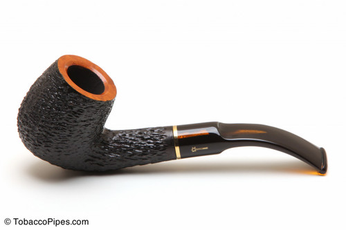 Savinelli Oscar Tiger 603 Tobacco Pipe - Rustic Left Side