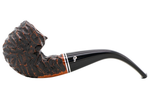 Peterson Dublin Filter 221 Rustic Tobacco Pipe Fishtail Left