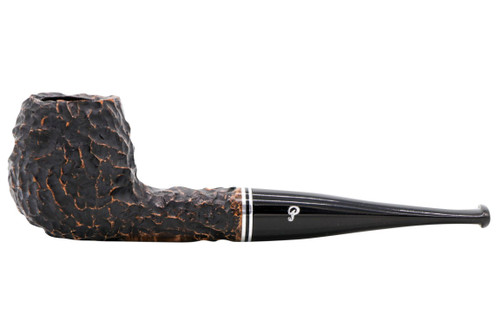 Peterson Dublin Filter 87 Rustic Tobacco Pipe Fishtail Left