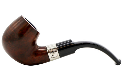Peterson Aran 221 Nickel Band Tobacco Pipe Fishtail Left