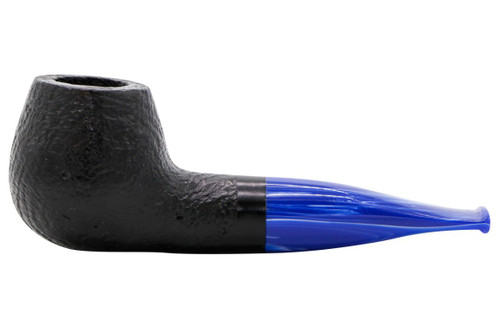 Molina Azzurro Sandblast 101 Brandy Tobacco Pipe Left